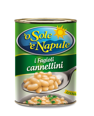Fazole malé bílé Cannellini O Sole e Napule 400g